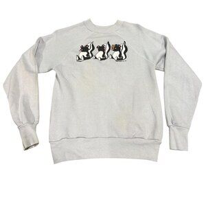 authentic 1984 graphic crewneck with that true 80s feel